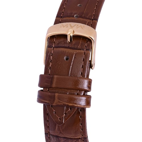 Đồng hồ MVW 42 mm Nam ML047-01 Màu Nâu