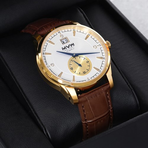Đồng hồ MVW 42 mm Nam ML048-01 Màu Nâu