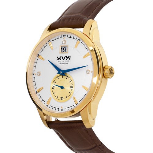Đồng hồ MVW 42 mm Nam ML048-01 Màu Nâu