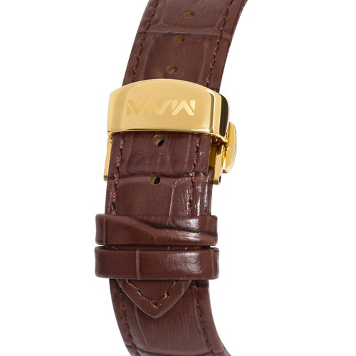 Đồng hồ MVW 42 mm Nam ML048-01 Màu Nâu