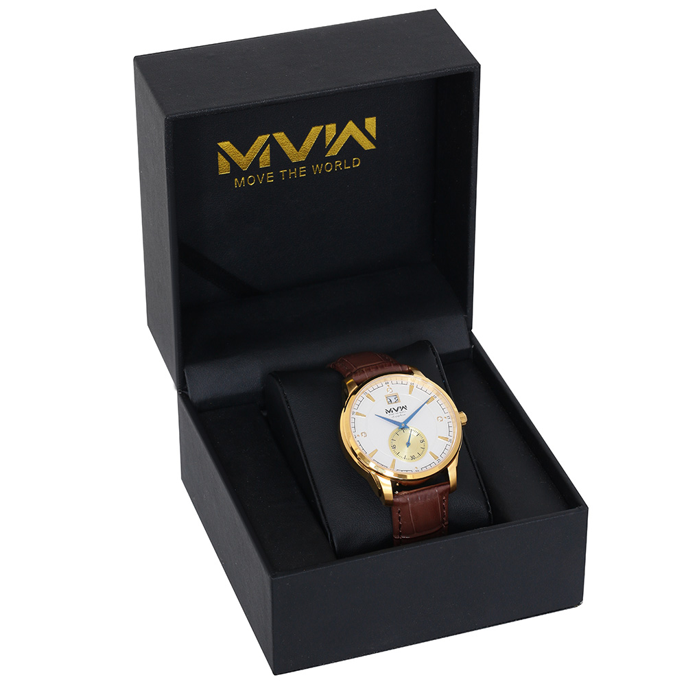 Đồng hồ MVW 42 mm Nam ML048-01 Màu Nâu