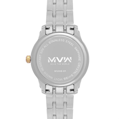 Đồng hồ MVW 41 mm Nam MS062-01 Màu Bạc