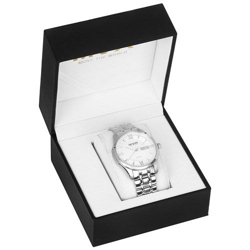 Đồng hồ MVW 42 mm Nam MS063-01 Màu Bạc