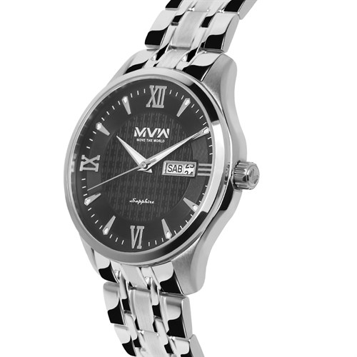 Đồng hồ MVW 42 mm Nam MS063-02 Màu Bạc