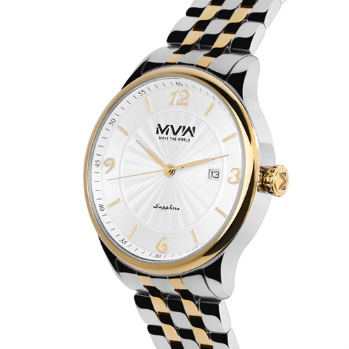 Đồng hồ MVW 40 mm Nam MS065-01 Màu Bạc