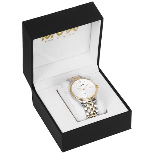 Đồng hồ MVW 40 mm Nam MS065-01 Màu Bạc