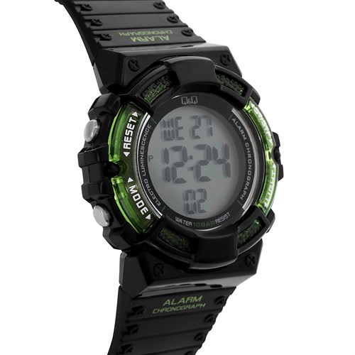 Đồng hồ Q&Q 36 mm Nam M138J001Y Màu Đen