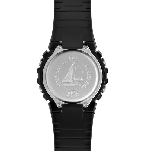 Đồng hồ Q&Q 36 mm Nam M138J001Y Màu Đen