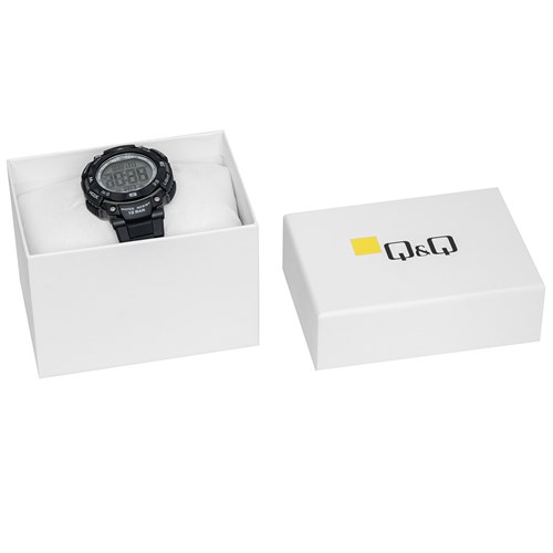 Đồng hồ Q&Q 37 mm Nam M149J007Y Màu Đen