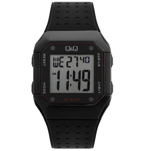 Đồng hồ Q&Q 42 mm Nam M158J002Y Màu Đen