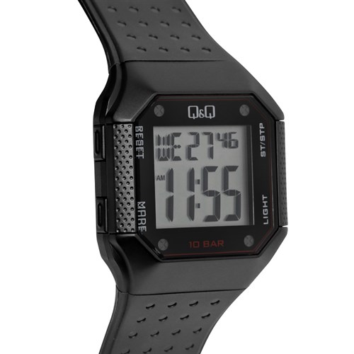 Đồng hồ Q&Q 42 mm Nam M158J002Y Màu Đen