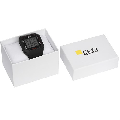 Đồng hồ Q&Q 42 mm Nam M158J002Y Màu Đen