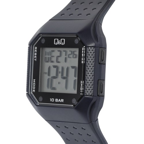 Đồng hồ Q&Q 42 mm Nam M158J007Y Màu Xanh đen