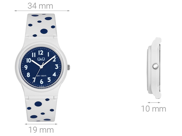 Đồng hồ Q&Q 34 mm Trẻ em VP46J061Y Màu Màu combo