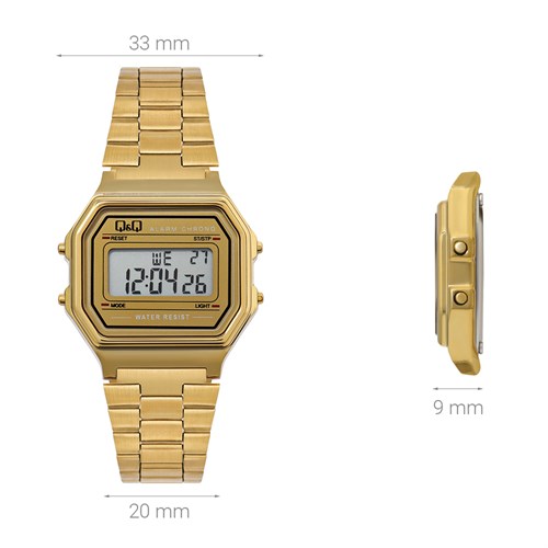 Đồng hồ Q&Q 33 mm Nam M173J002Y Màu Vàng