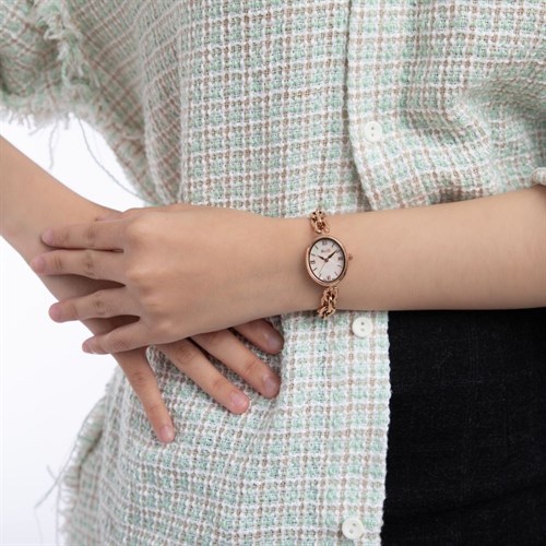 Đồng hồ ELIO 23 mm Nữ ES076-01 Màu Vàng Hồng