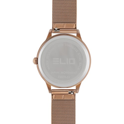 Đồng hồ ELIO Xmas 35 mm Nữ ES079-01 Màu Vàng Hồng