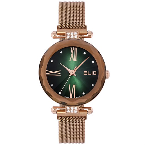 Đồng hồ ELIO Xmas 35 mm Nữ ES080-01 Màu Vàng Hồng