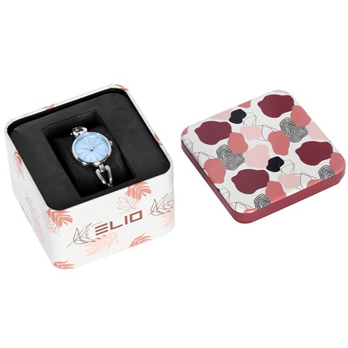 Đồng hồ ELIO Flower 26 mm Nữ ES085-01 Màu Bạc