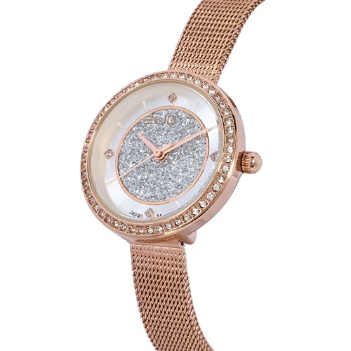 Đồng hồ ELIO 28 mm Nữ ES086-01 Màu Vàng Hồng