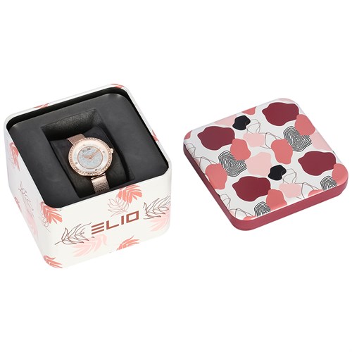 Đồng hồ ELIO 28 mm Nữ ES086-01 Màu Vàng Hồng