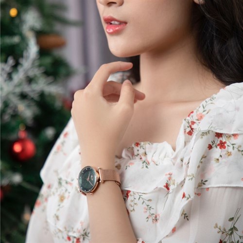 Đồng hồ ELIO Xmas 32 mm Nữ ES087-02 Màu Vàng Hồng