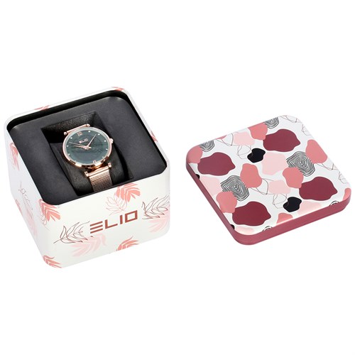 Đồng hồ ELIO Xmas 32 mm Nữ ES087-02 Màu Vàng Hồng