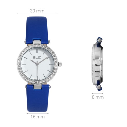 Đồng hồ ELIO 30 mm Nữ EL082-01 Màu Xanh Dương