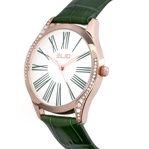 Đồng hồ ELIO Xmas 36 mm Nữ EL083-02 Màu Xanh lá