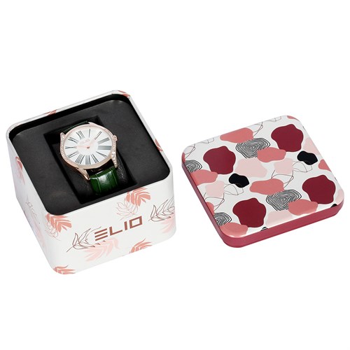 Đồng hồ ELIO Xmas 36 mm Nữ EL083-02 Màu Xanh lá