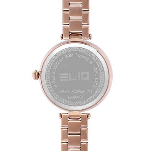 Đồng hồ ELIO 38 mm Nữ ES089-01 Màu Vàng Hồng