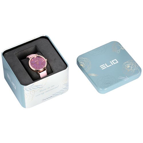 Đồng hồ ELIO 30 mm Nữ EL084-01 Màu Hồng