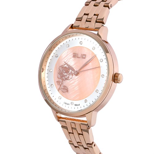 Đồng hồ ELIO Flower 36 mm Nữ ES090-01 Màu Vàng Hồng