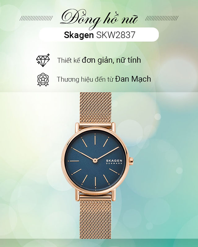 ng h N Skagen SKW2837 Gi r ch nh h ng