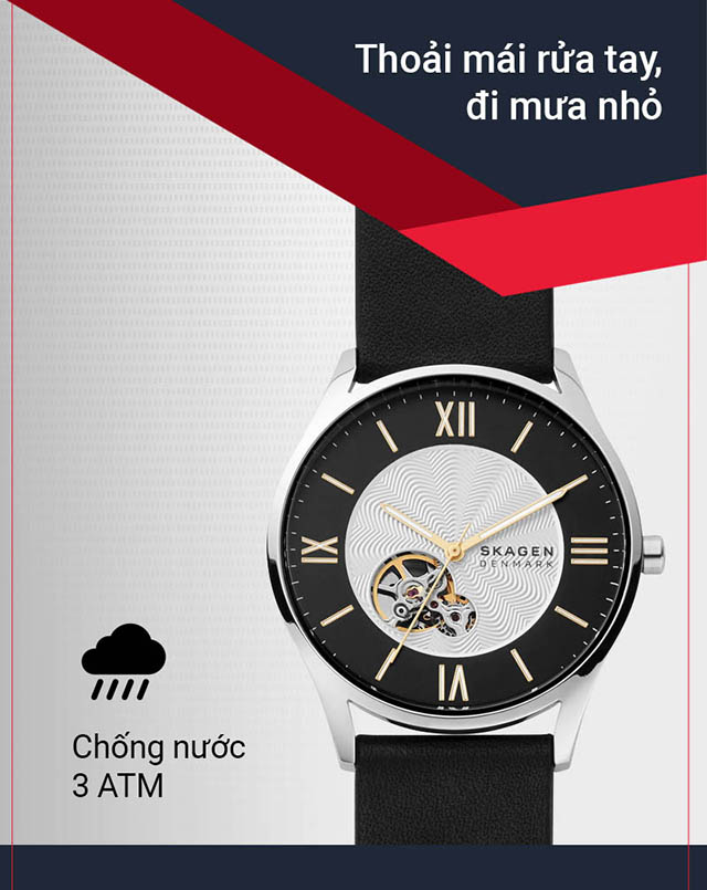 Đồng hồ nam Skagen SKW6710 có hệ số chống nước 3 ATM Đồng hồ nam Skagen SKW6710 có hệ số chống nước 3 ATM