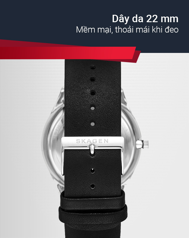 Đồng hồ nam Skagen SKW6710 có dây đeo da êm ái Đồng hồ nam Skagen SKW6710 có dây đeo da êm ái