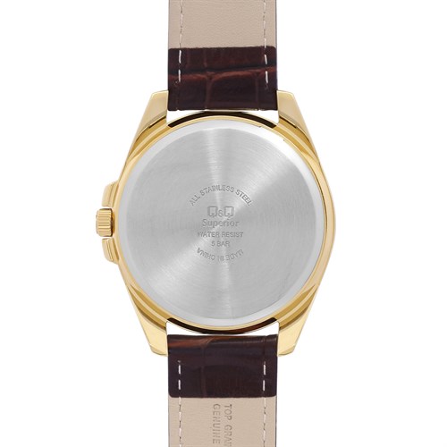 Đồng hồ Q&Q 40 mm Nam S284J101Y Màu Nâu