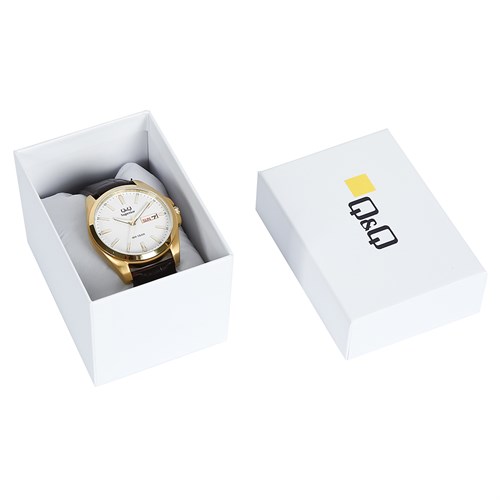 Đồng hồ Q&Q 40 mm Nam S284J101Y Màu Nâu