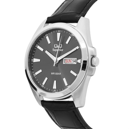 Đồng hồ Q&Q 40 mm Nam S284J312Y Màu Đen