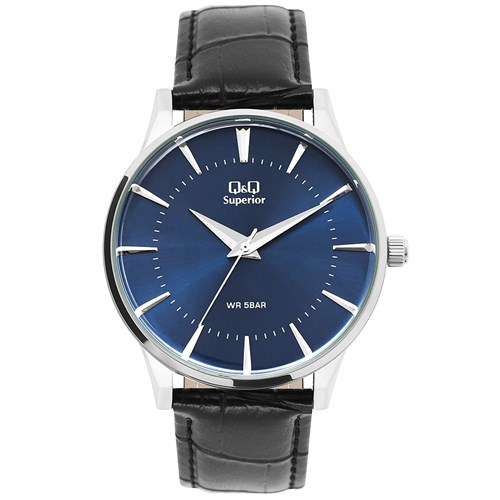 Đồng hồ Q&Q 40 mm Nam S398J302Y Màu Đen