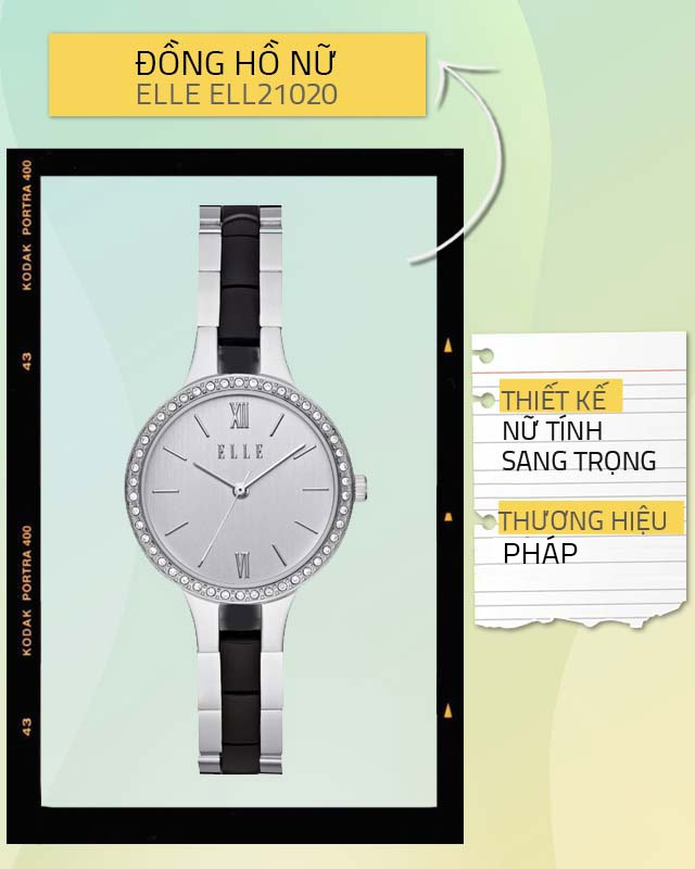 Đồng hồ Nữ Elle ELL21020 có thiết kế thanh lịch và sang trọng Đồng hồ Nữ Elle ELL21020 có thiết kế thanh lịch và sang trọng
