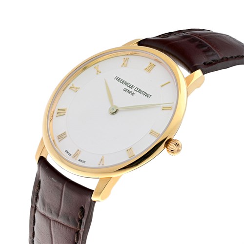 Đồng hồ FREDERIQUE CONSTANT Slimline 38.4 mm Nam FC-200RS5S35 Màu Nâu