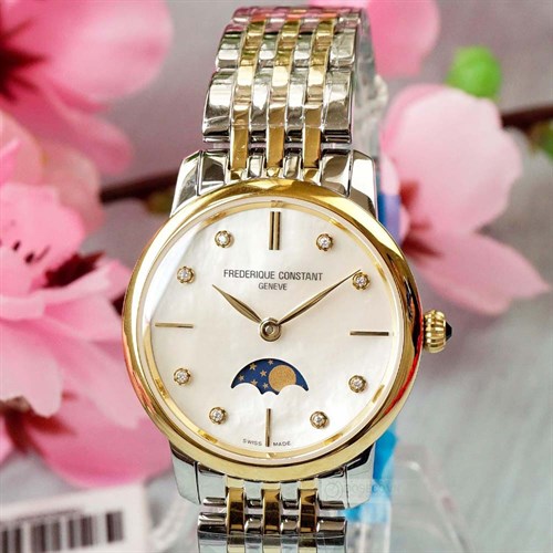 Đồng hồ FREDERIQUE CONSTANT Slimline 30 mm Nữ FC-206MPWD1S3B Màu Màu kết hợp
