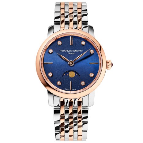 Đồng hồ FREDERIQUE CONSTANT Slimline 30 mm Nữ FC-206ND1S2B Màu Bạc