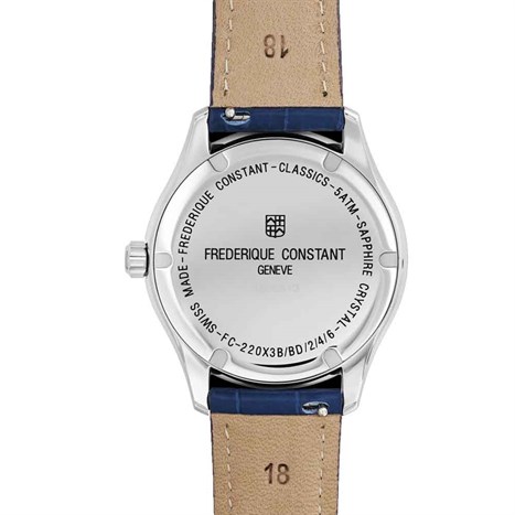 Đồng hồ FREDERIQUE CONSTANT Classics 36 mm Nữ FC-220MN3BD6 Màu Xanh Navy