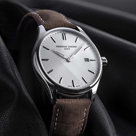 Đồng hồ FREDERIQUE CONSTANT Classics 40 mm Nam FC-220SS5B6 Màu Nâu