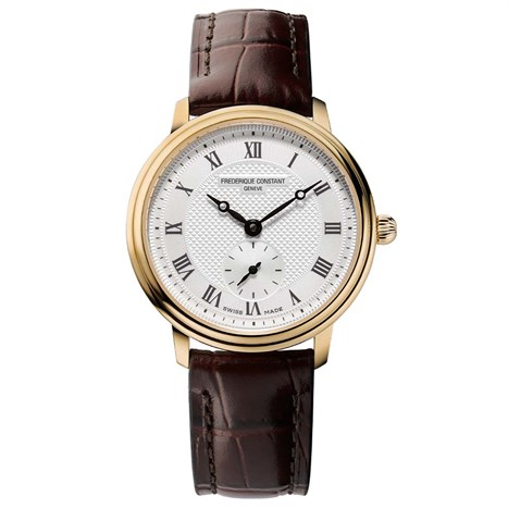 Đồng hồ FREDERIQUE CONSTANT Slimline 28.6 mm Nữ FC-235M1S5 Màu Nâu