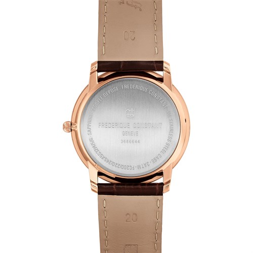 Đồng hồ FREDERIQUE CONSTANT Slimline 39 mm Nam FC-245V5S4 Màu Nâu