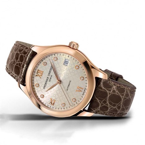 Đồng hồ FREDERIQUE CONSTANT Ladies Automatic 36 mm Nữ FC-303LGD3B4 Màu Nâu