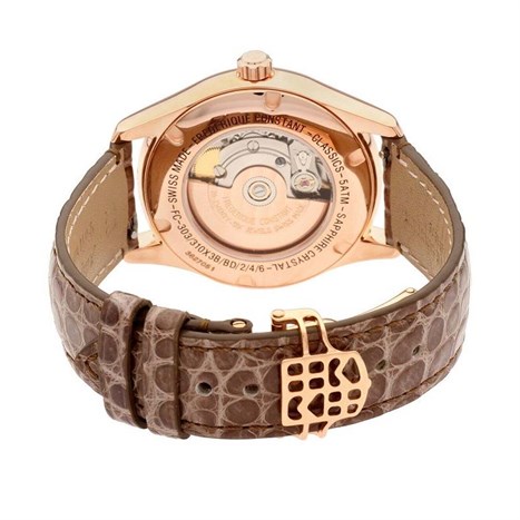 Đồng hồ FREDERIQUE CONSTANT Ladies Automatic 36 mm Nữ FC-303LGD3B4 Màu Nâu